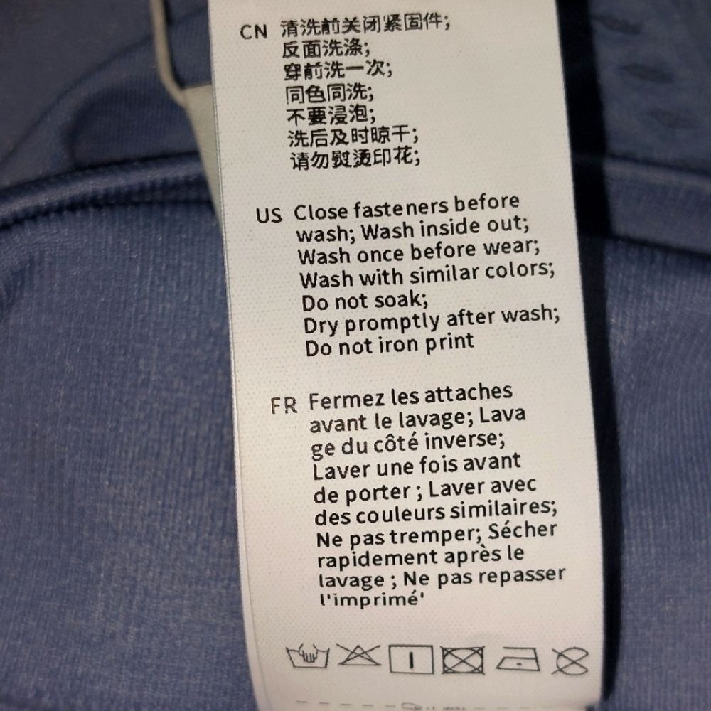 NWT MAGNLENS Women's Active Gym Yoga Textured Seamless Leggings Sea Ice Size XS - Picture 9 of 12
